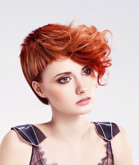 Racoon Intl Short Red Hairstyles